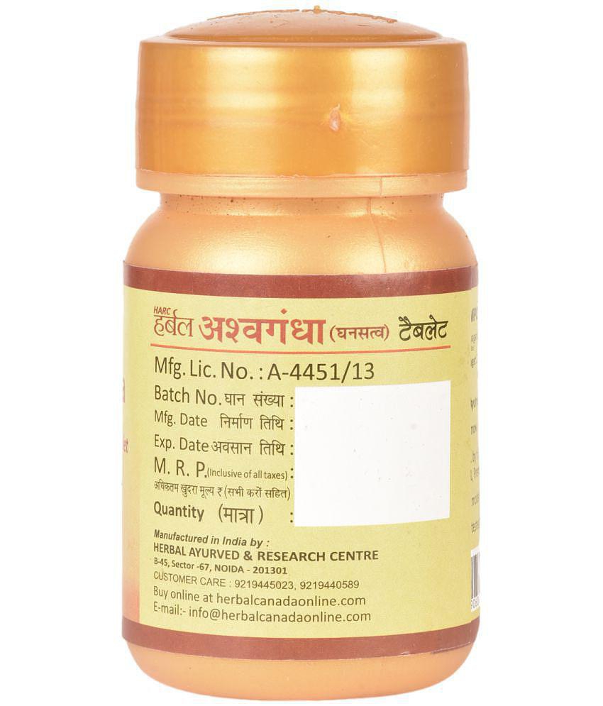 Herbal Canada Ashwgandha Tablet 100 no.s