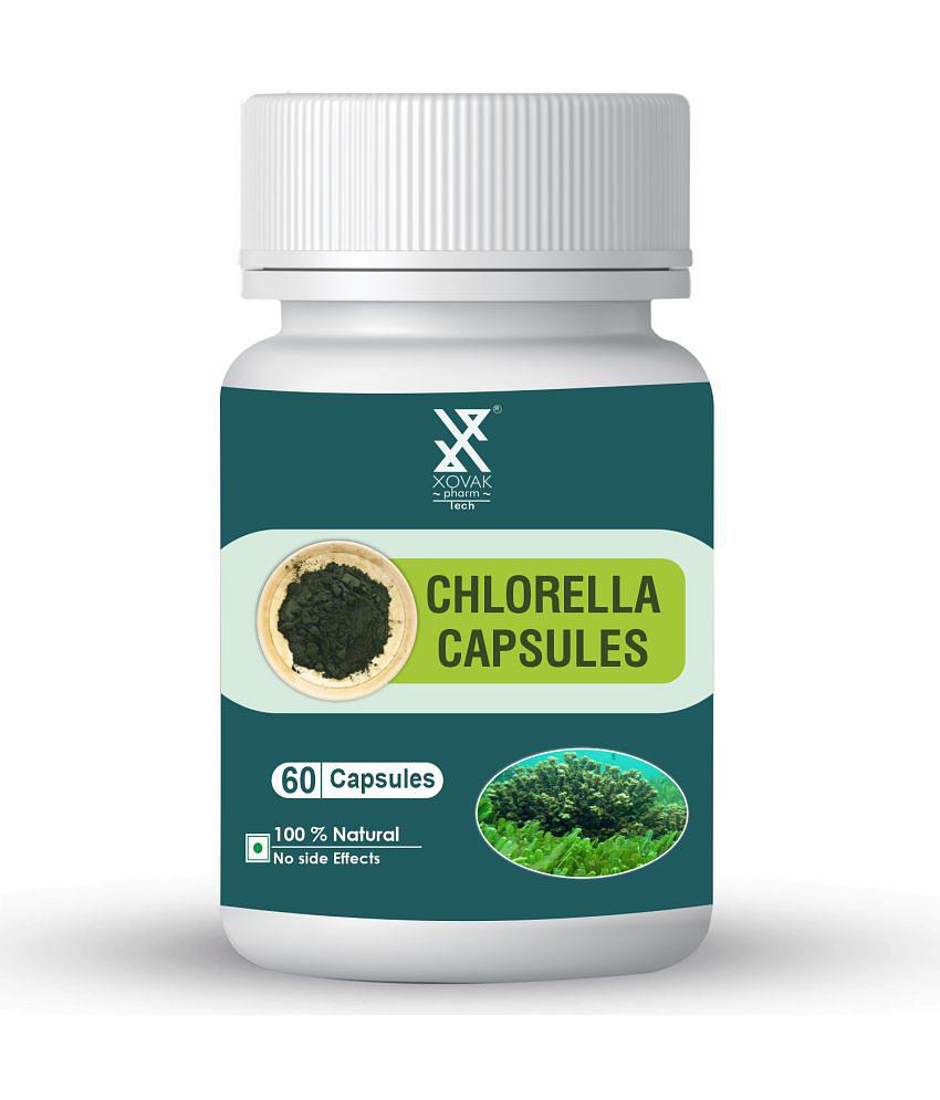 xovak pharmtech Organic Chlorella 50 gm Minerals Capsule