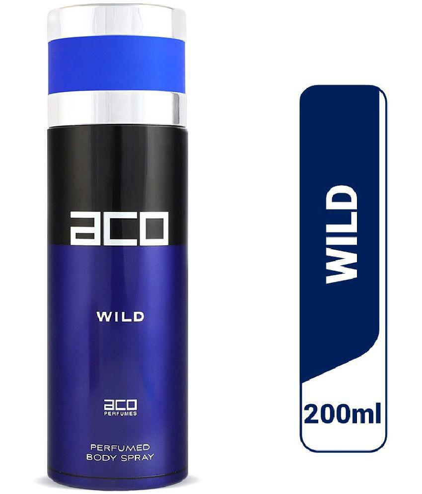 aco perfumes - WILD Perfumed Body Spray 200ml Perfume Body Spray for Men 100 ml ( Pack of 1 )