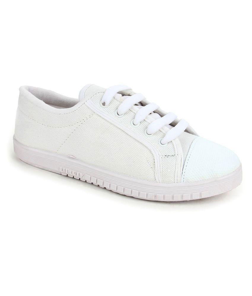 Premium Men Gliders By Liberty White Running Shoe - 9.5 - 10 years 2025 at ShopCircuit | ONDC
