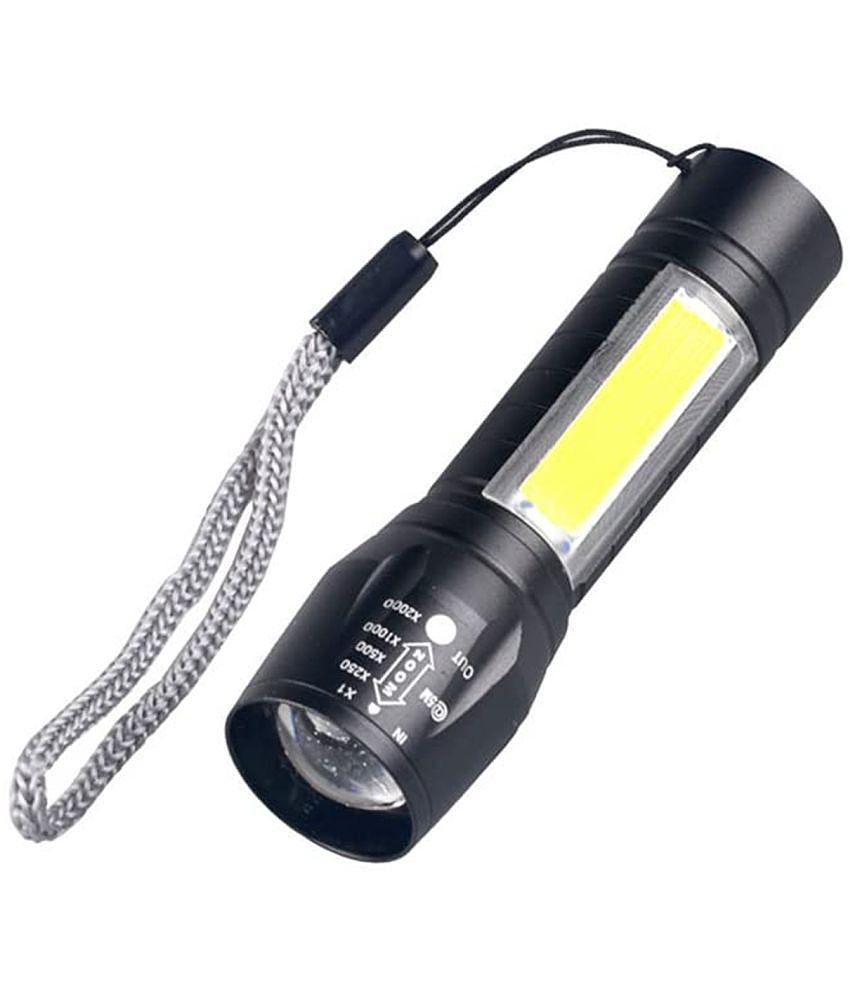 DAYBETTER - 10W Rechargeable Flashlight Torch ( Pack of 1 )