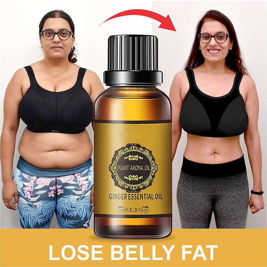 Aromine Fat Loss Oil Ginger Weight Loss Oil Shaping & Firming Oil 30 mL