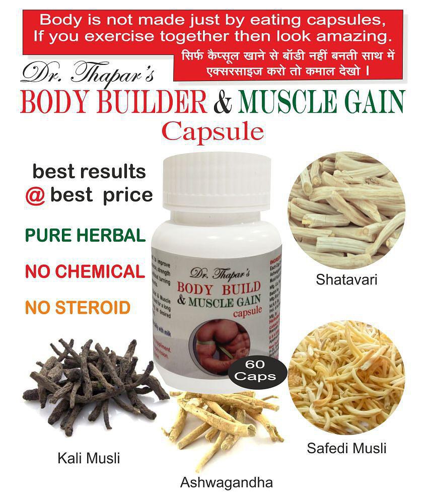 Dr Thapar Body Building & Muscle Gain Herbal Capsule