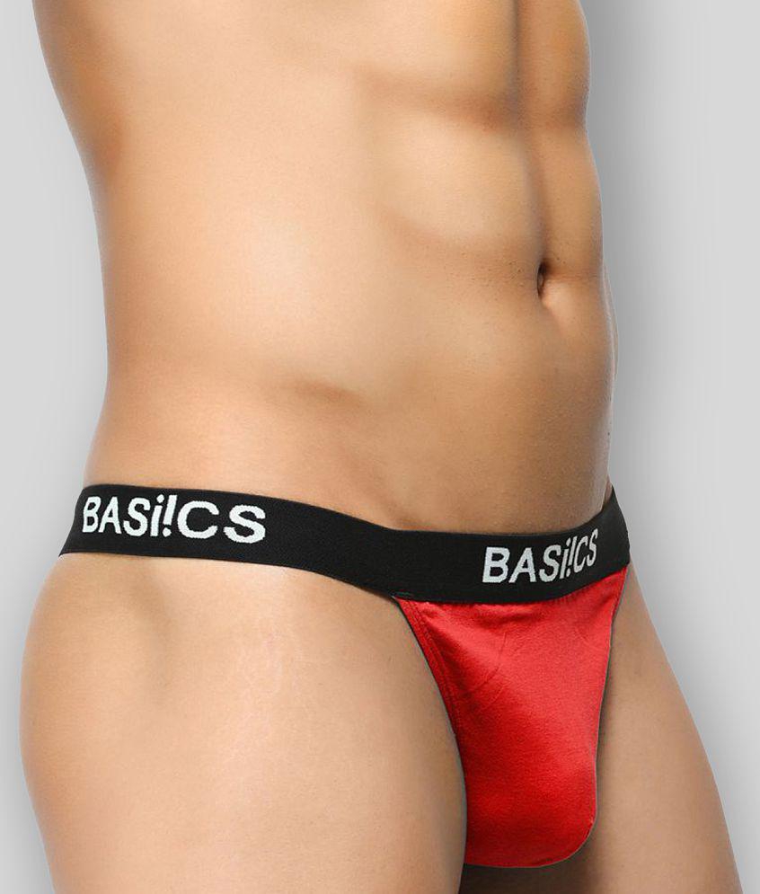 Stylish Men BASIICS By La Intimo - Multicolor Cotton Men's Thongs ( Pack of 2 ) - XL 2025 at Sho