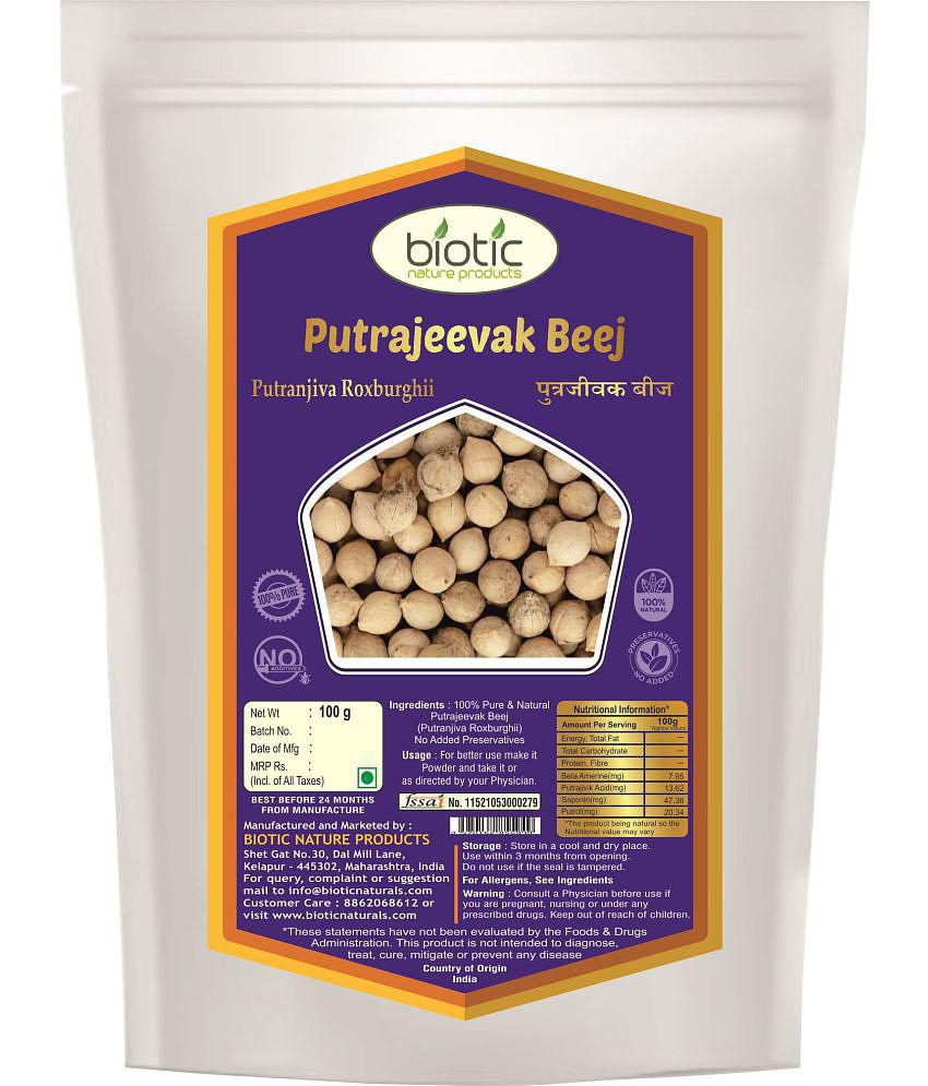 Biotic Putrajeevak Beej - Putrajivak Seeds 100 gm