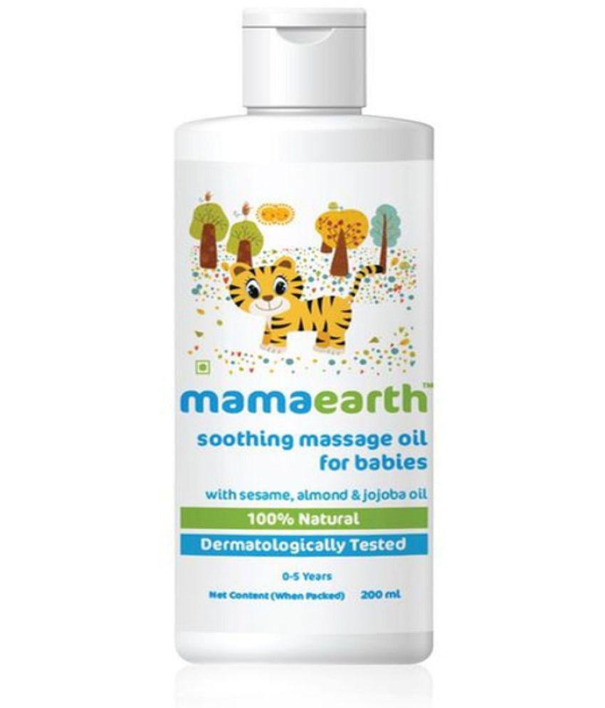 Mamaearth Soothing Baby Massage Oil, with Sesame, Almond & Jojoba Oil - 200ml