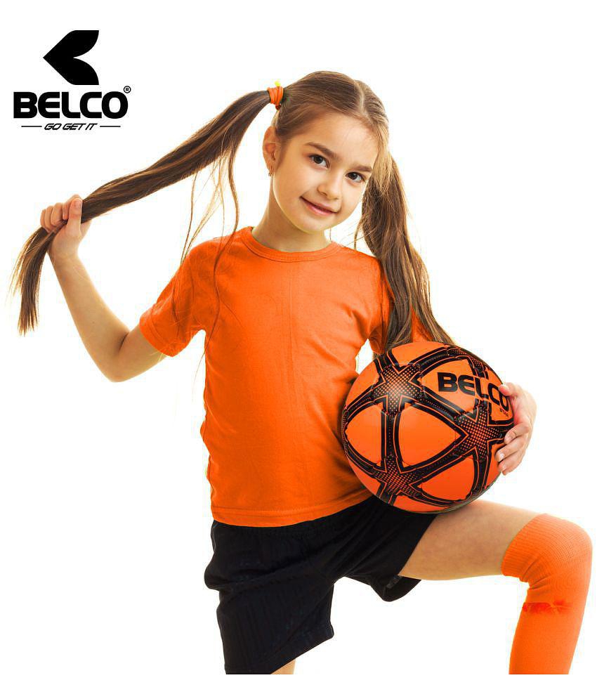 Belco - Orange PVC Football ( Pack of 1 ) - 3