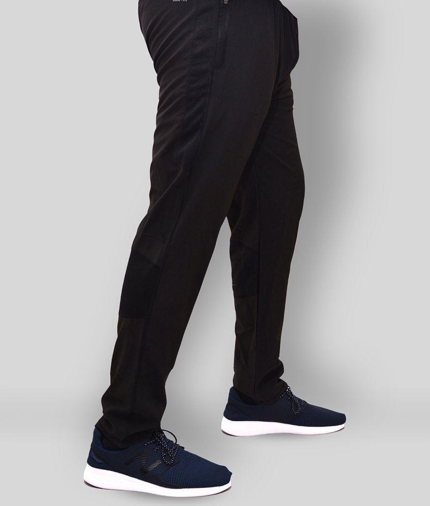 RANBOLT - Black Polyester Men's Trackpants ( Pack of 1 ) - S