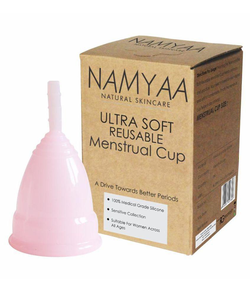 Namyaa Ultra Soft Medium 100% Medical Grade Silicone 1 Reusable Menstrual Cup Medium