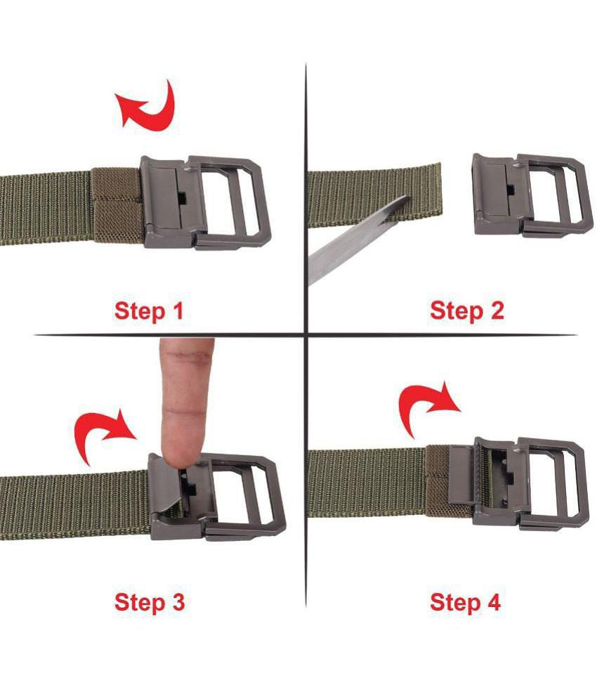 Affordable Men Zacharias - Multicolor Canvas Men's Casual Belt ( Pack of 2 ) - None 2025 at Shop