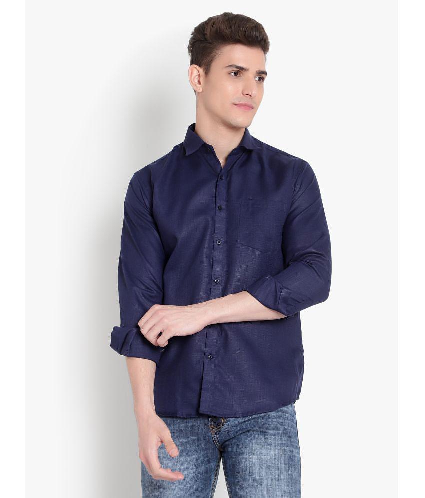 SREY - Blue Polyester Slim Fit Men's Casual Shirt ( Pack of 1 ) - None