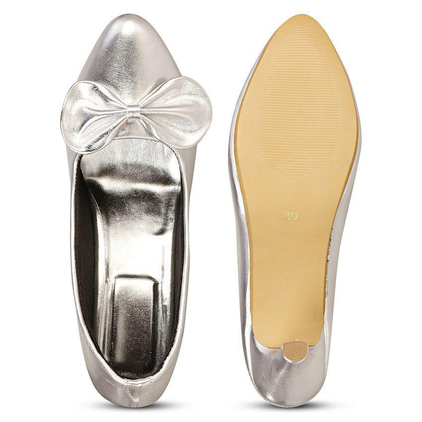 Ishransh - Silver Women's Pumps Heels - None