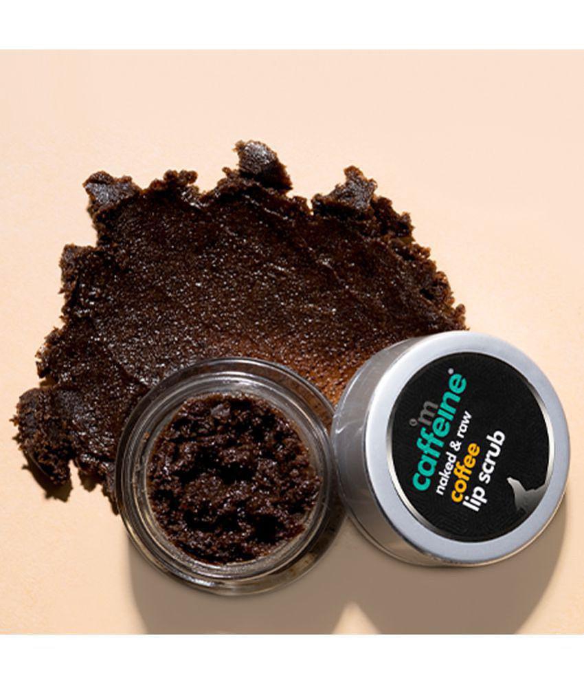 mCaffeine Coffee Lip Scrub for Chapped & Pigmented Lips - 100% Vegan