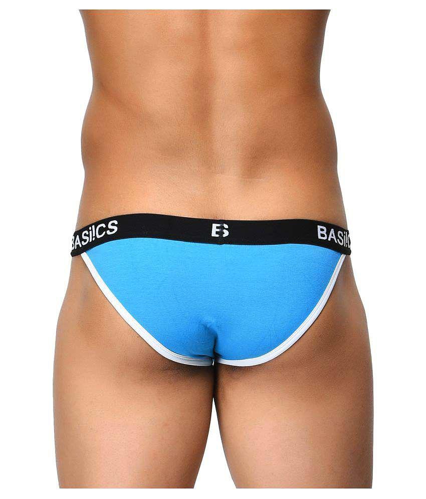 Luxurious Men BASIICS By La Intimo - Multicolor Cotton Mens Briefs ( Pack of 3 ) - S 2025 at Sho