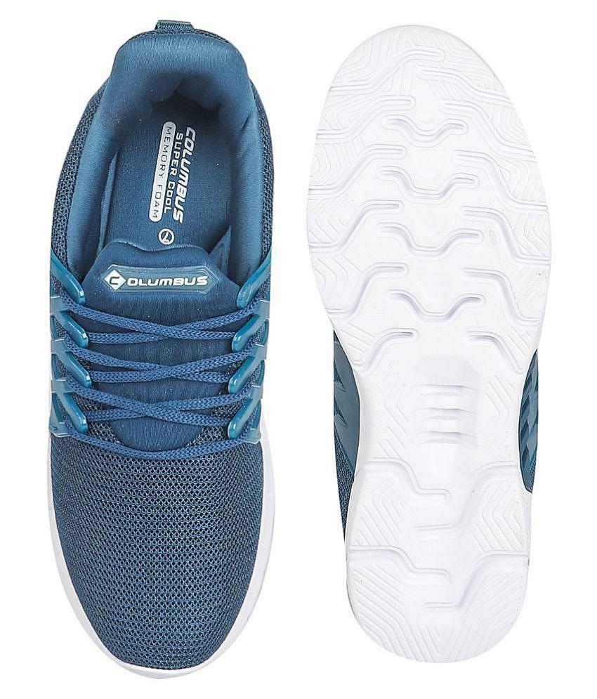 Columbus Blue Running Shoes - None