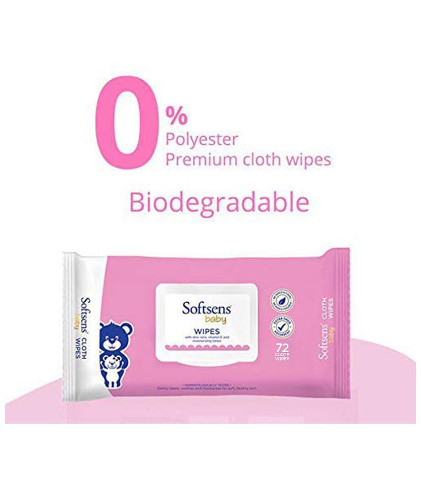 Softsens - Scented Wet wipes For Babies ( Pack of 6 )