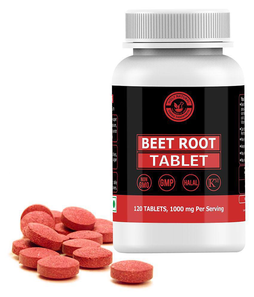 Holy Natural BeetRoot Tablet 120 no.s Vitamins Tablets