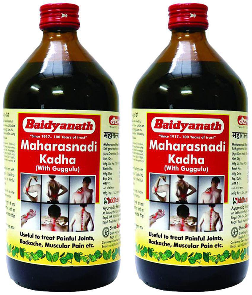 Baidyanath Maharasnadi Kadha Liquid(Immunity Boosters) 450 ml Pack Of 2