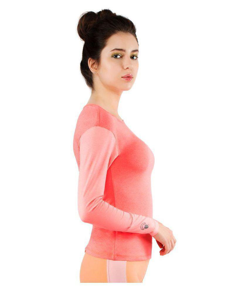 Chic Women Jukebox Polyester Blend T Shirts - Orange - L 2025 at ShopCircuit | ONDC
