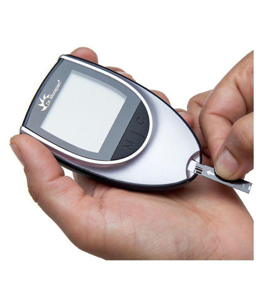 Dr Morepen Glucose Monitor BG-03 with Free 25 Sugar Test Strips with 10 Lancets: Expiry: April 2024