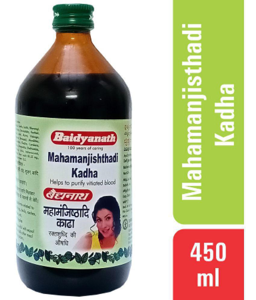 Baidyanath Mahamanjisthadi Skin Kadha 450ml Liquid (Pack of 3)