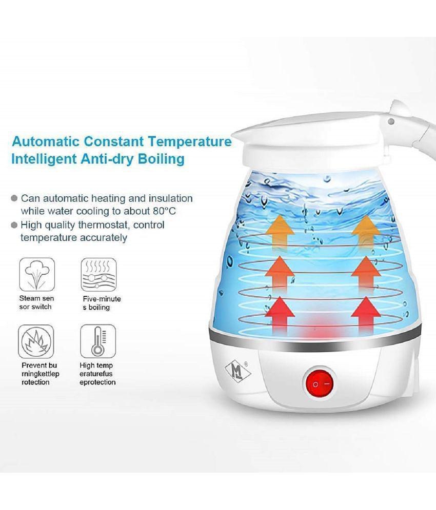 Wristkart - Multicolor 1 litre Polypropylene Multifunctional Kettle