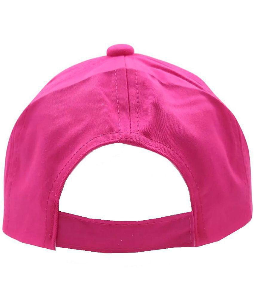 Buy Online Garg Store Zacharias Girl's Kids Cotton Cap kc-14-Dark-Pink- (Pack of 1) (1-4 Years) - None