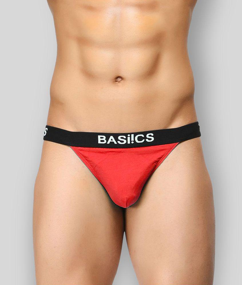 Stylish Men BASIICS By La Intimo - Multicolor Cotton Men's Thongs ( Pack of 2 ) - XL 2025 at Sho