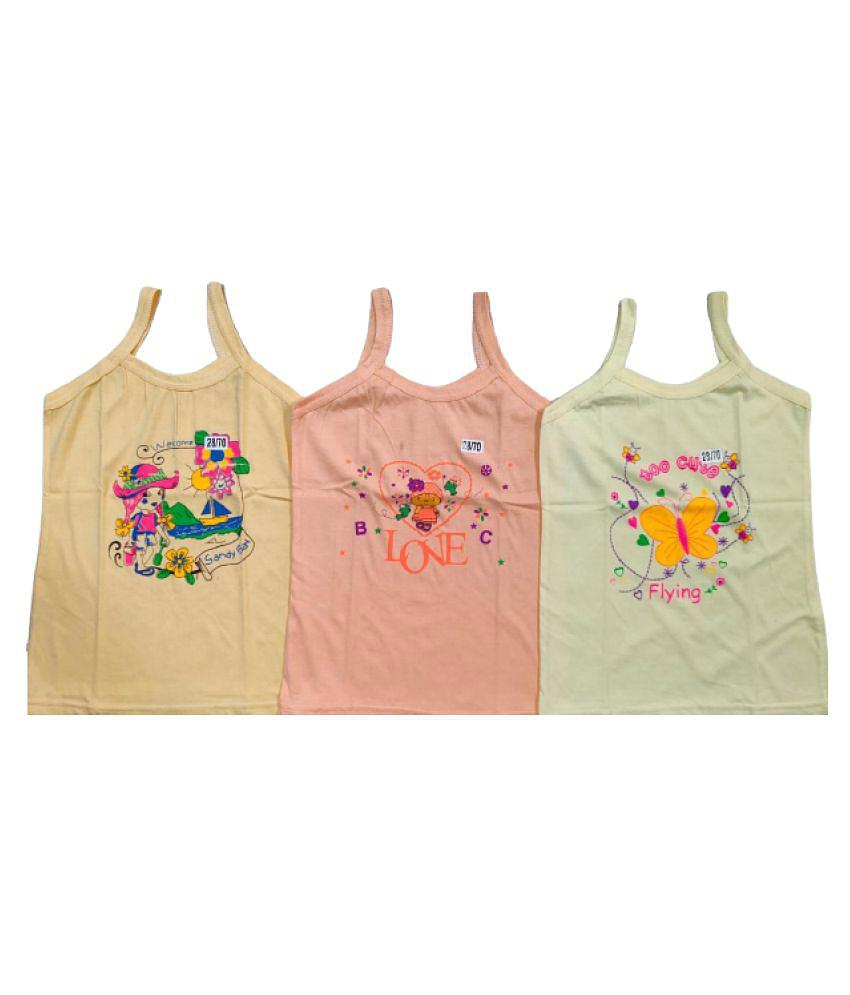 Girls Camisole (PACK OF 3) - None