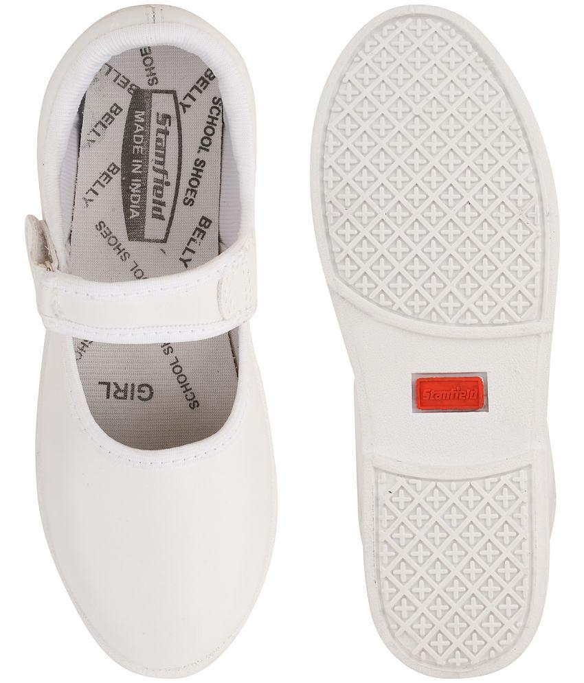 Stanfield - White Girls School Shoes ( 1 Pair ) - None