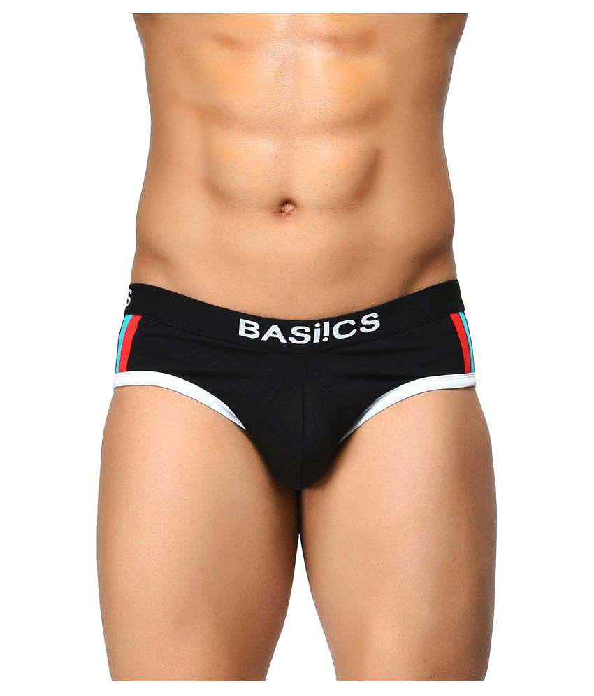 Trendy Men BASIICS By La Intimo - Black Cotton Men's Briefs ( Pack of 2 ) - L 2025 at ShopCircui