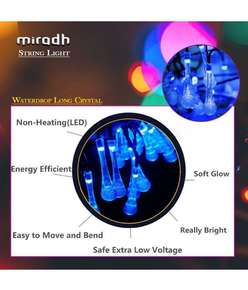 MIRADH - Blue 3Mtr String Light ( Pack of 1 ) - Blue