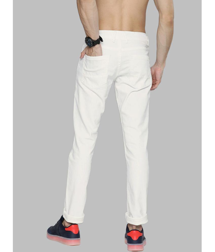 Lawson - White Denim Skinny Fit Men's Jeans ( Pack of 1 ) - None