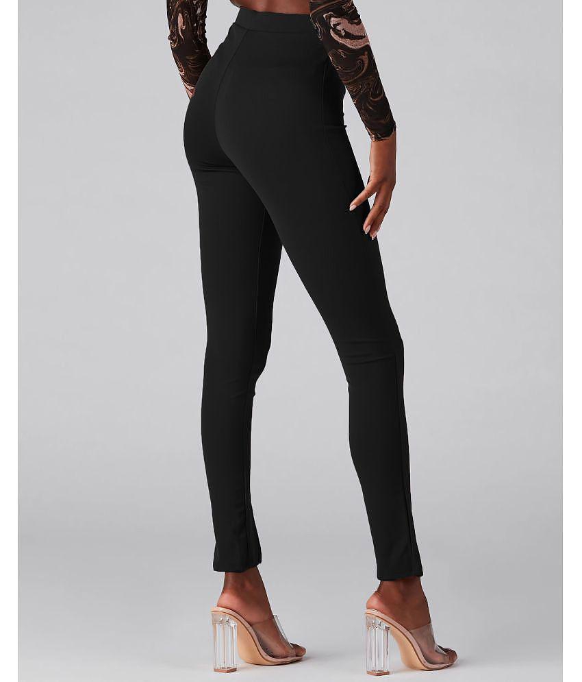 Luxurious Men Addyvero - Black Cotton Blend Regular Women's Casual Pants ( Pack of 1 ) - None 20