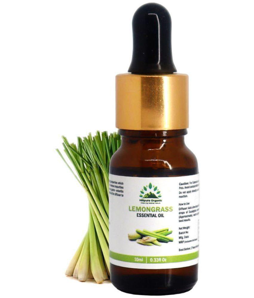 Hillpure Organic - Lemongrass Essential Oil 10 mL ( Pack of 1 )