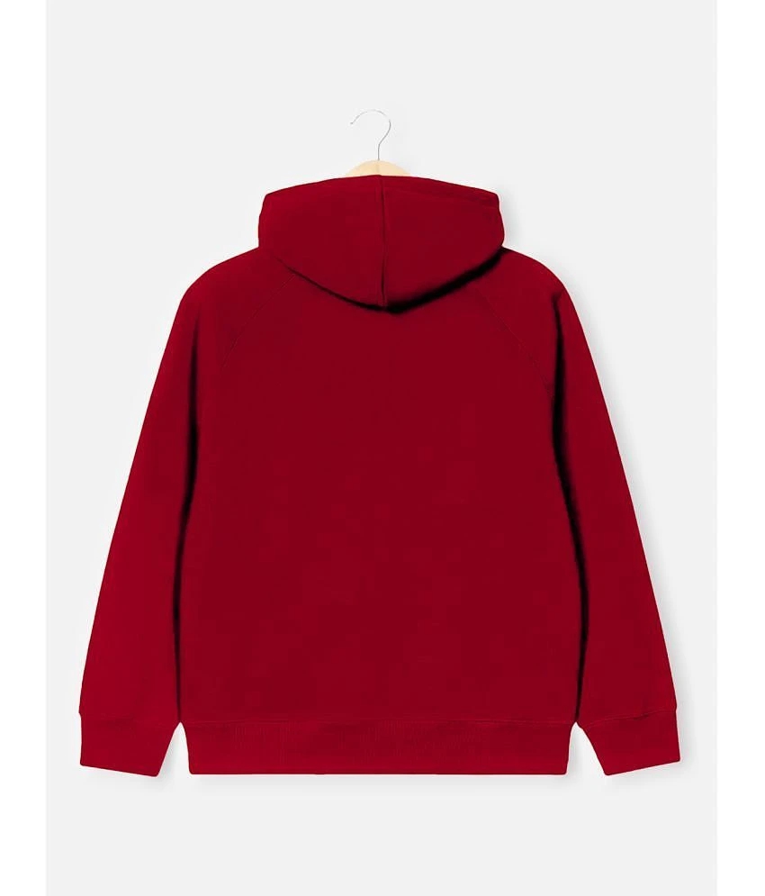 Premium Women Trampoline Girls Red Printed Hooded Sweatshirt Pack of 1 - None 2025 at ShopCircui