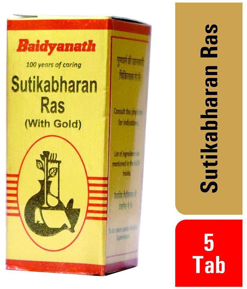 Baidyanath Sutikabharan Ras Sy Tablet 5 no.s Pack of 1