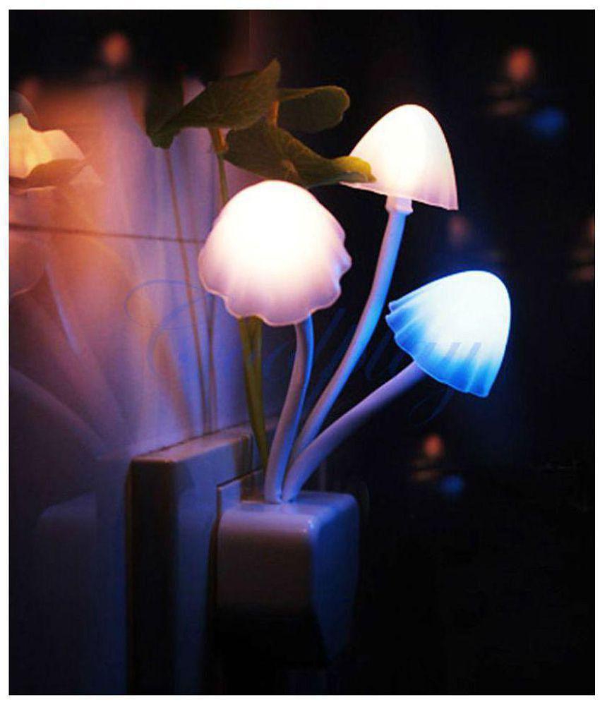 Kitchen Hub Cute Flower Mushroom Lamp Night Lamp White - Pack of 1