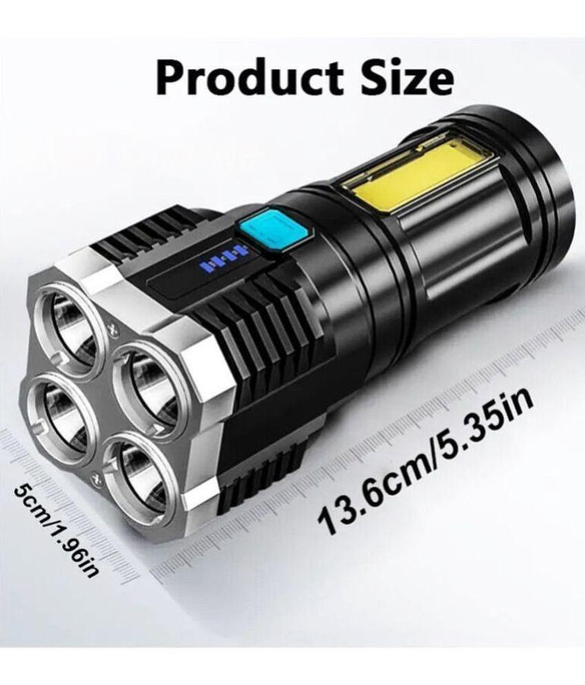 DNM - 20W Rechargeable Flashlight Torch ( Pack of 1 )