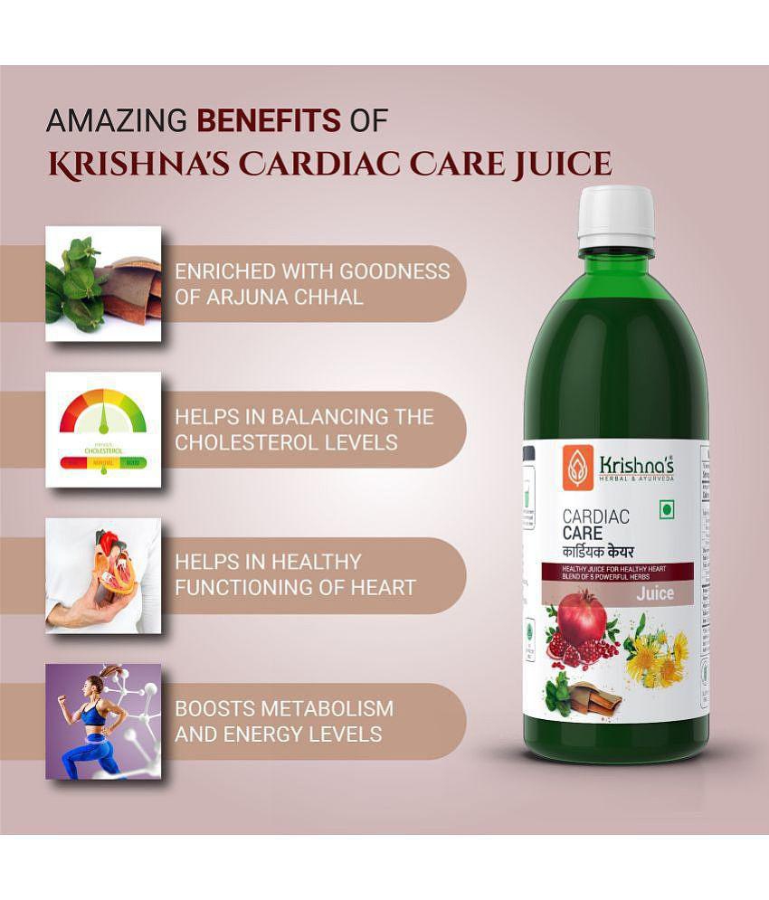 Krishna's Herbal & Ayurveda Cardiac Care Juice 500ml ( Pack of 2 )