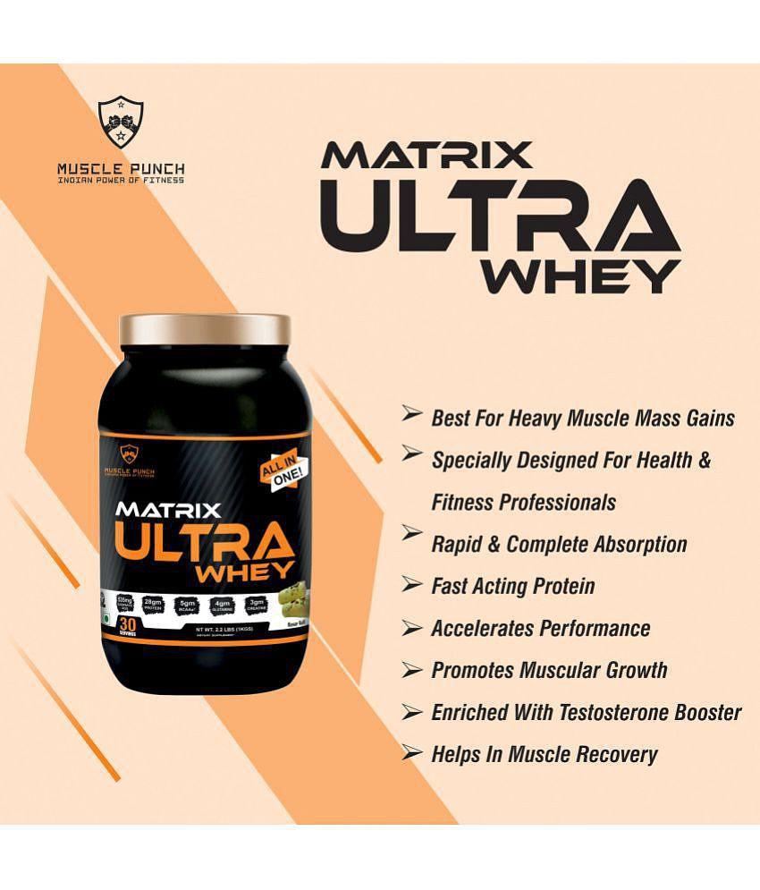 Muscle Punch | Ultra Matrix 100% Whey Isolate | Added Creatine 1 kg