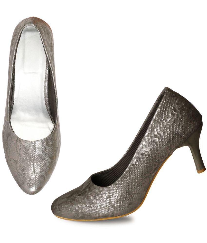 Ishransh - Gray Women's Pumps Heels - None