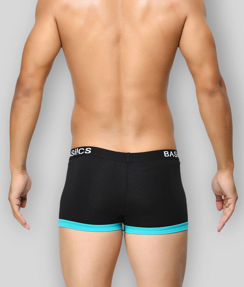 Premium Men BASIICS By La Intimo - Multicolor Cotton Mens Trunks ( Pack of 1 ) - M 2025 at ShopC