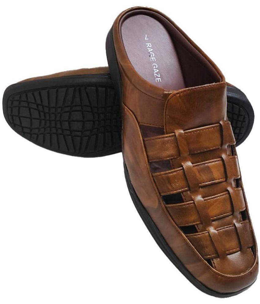 Exclusive Men RAGE GAZE - Brown Mens Sandals - None 2025 at ShopCircuit | ONDC