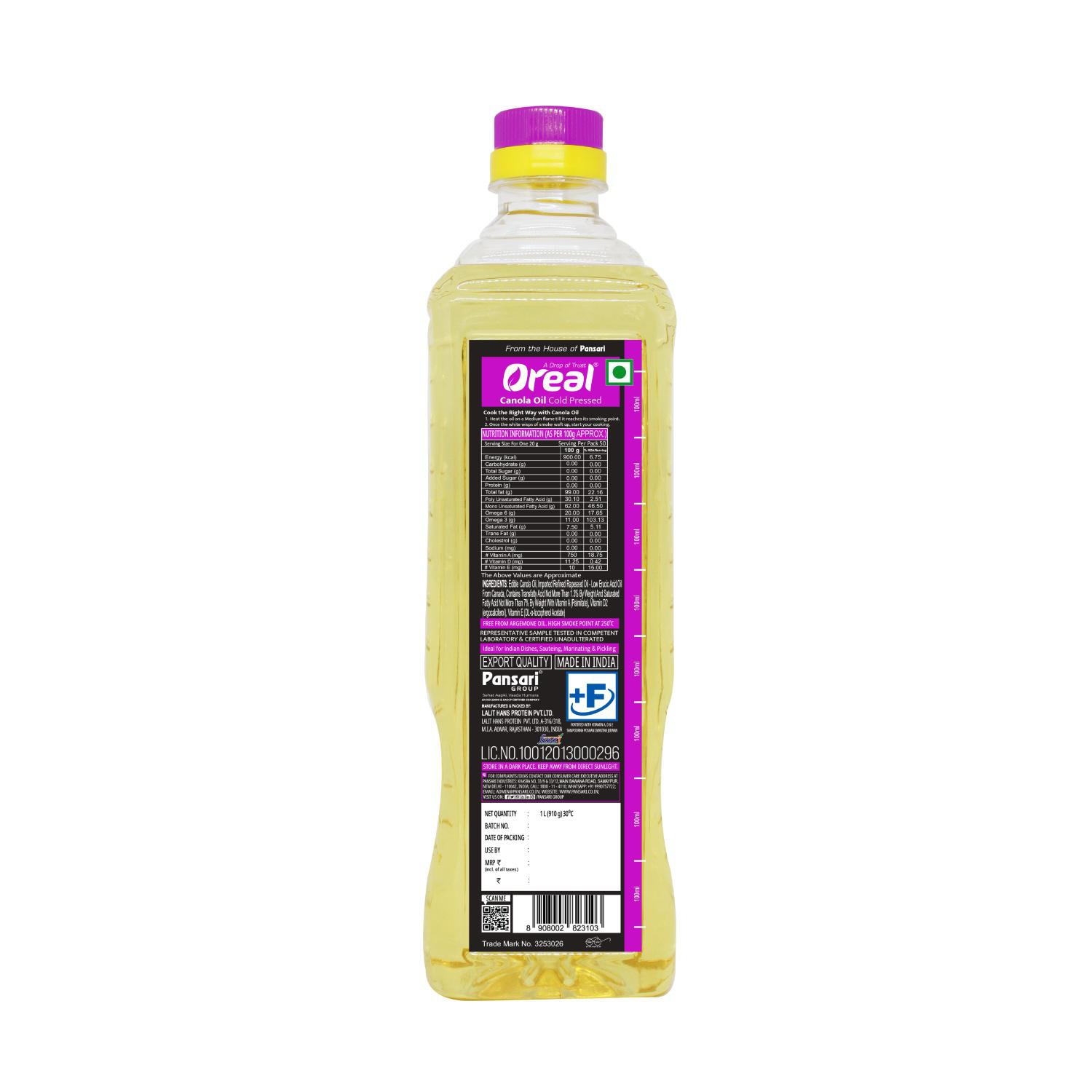 OREAL CANOLA 1 LTR