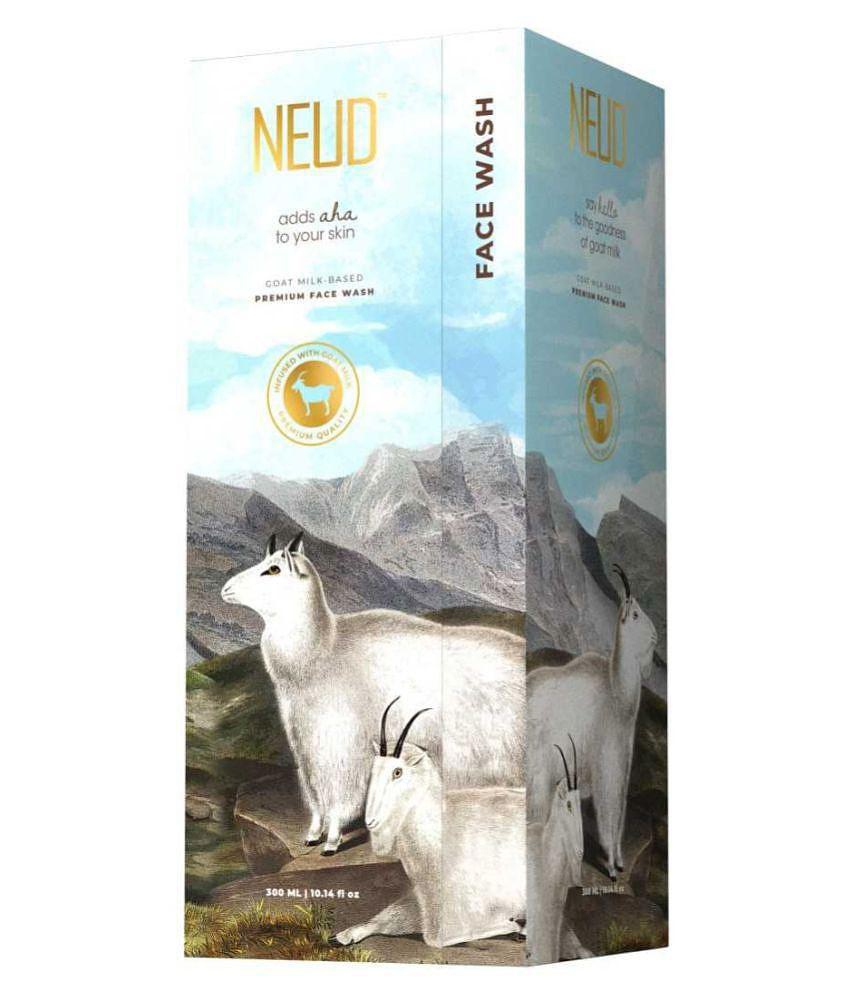 NEUD Goat Milk Premium Face Wash for Men & Women - 1 Pack (300ml)