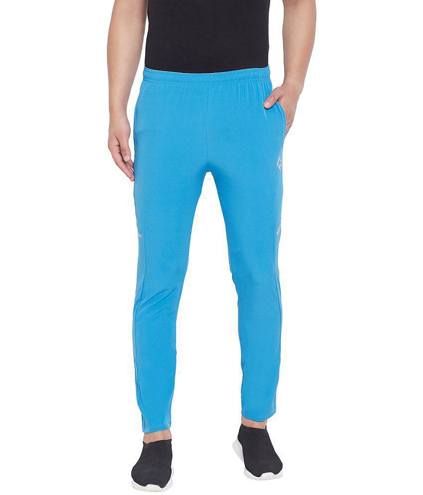 RANBOLT - Sky Blue Polyester Men's Trackpants ( Pack of 1 ) - XL, Sky Blue