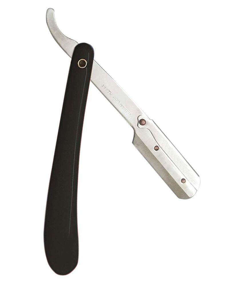 Verceys Barber Straight Black Razor Ustra Professional Ustraa Manual Razor 1