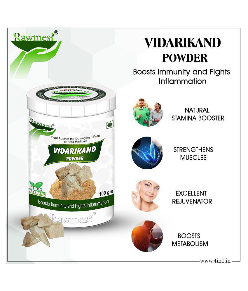 rawmest Vidarikand 300 gm Multivitamins Powder Pack of 3