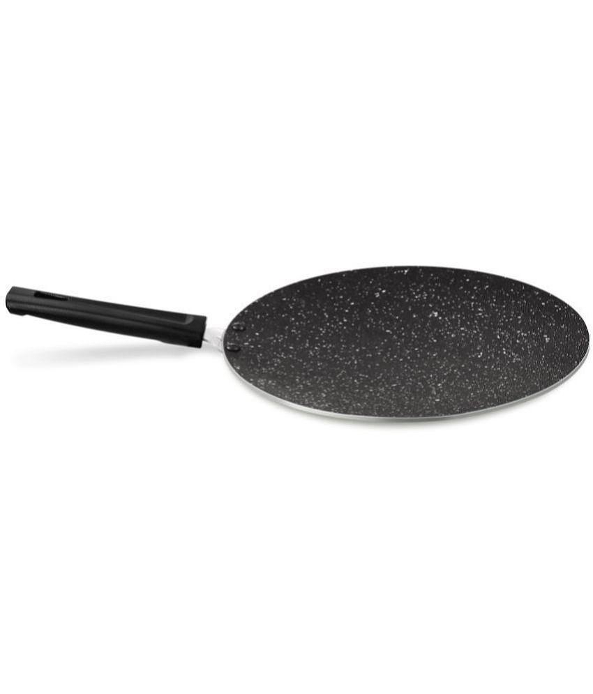 Milton Pro Cook Granito Induction Non-Stick Concave Tawa, 28 cm, Black